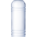 16.9 oz Clear Ribbed