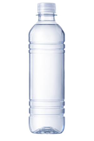 16.9 oz Clear Ribbed